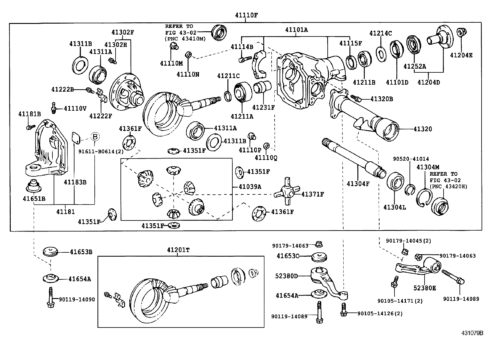  LX470 |  FRONT AXLE HOUSING DIFFERENTIAL