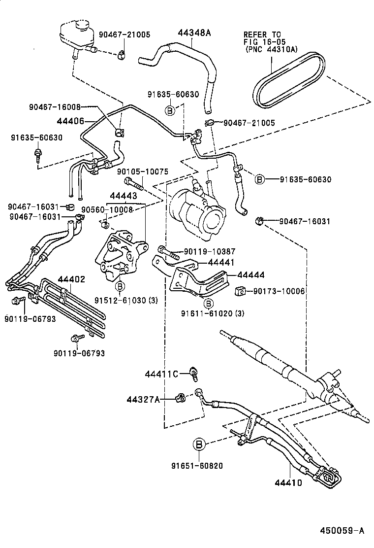  CELICA |  POWER STEERING TUBE