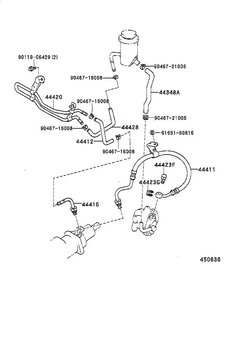  HILUX |  POWER STEERING TUBE
