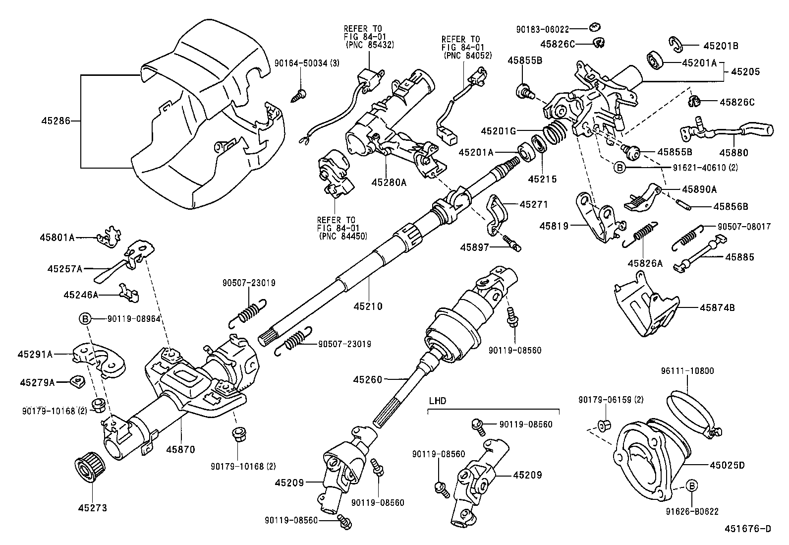  IS200 300 |  STEERING COLUMN SHAFT