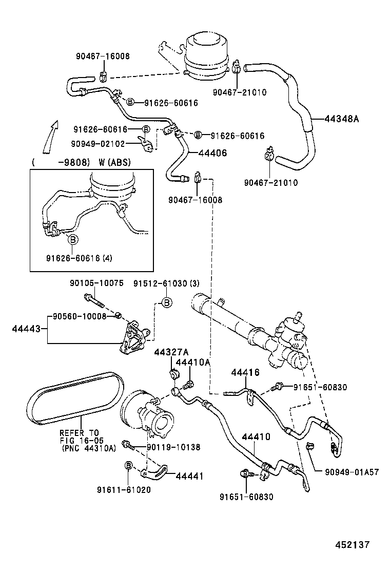  RAV4 |  POWER STEERING TUBE