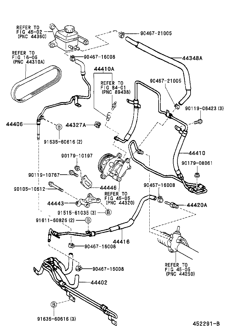  RX300 |  POWER STEERING TUBE