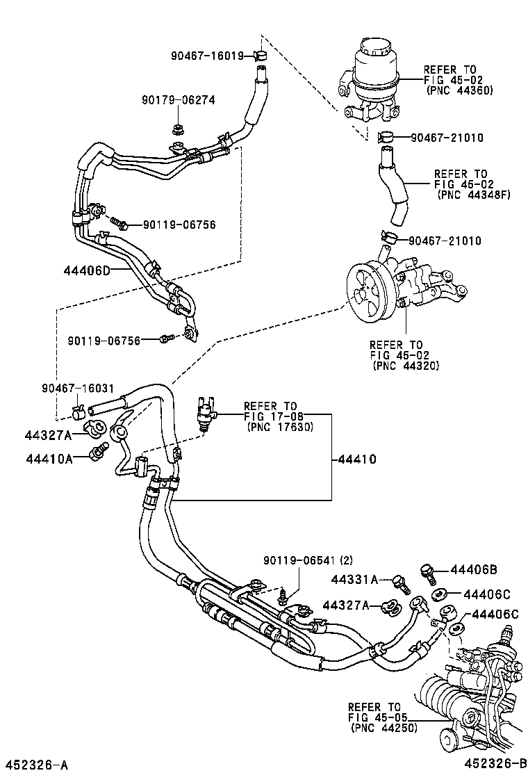  LS430 |  POWER STEERING TUBE