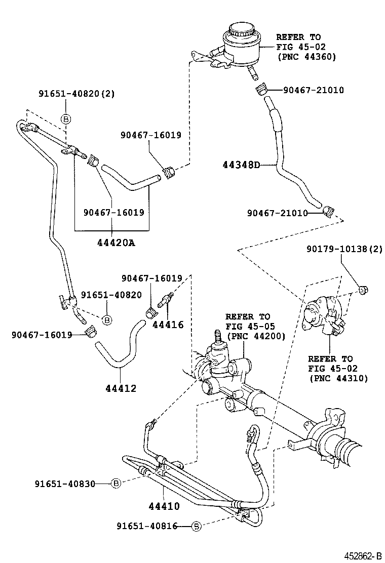  HIACE HIACE S B V |  POWER STEERING TUBE