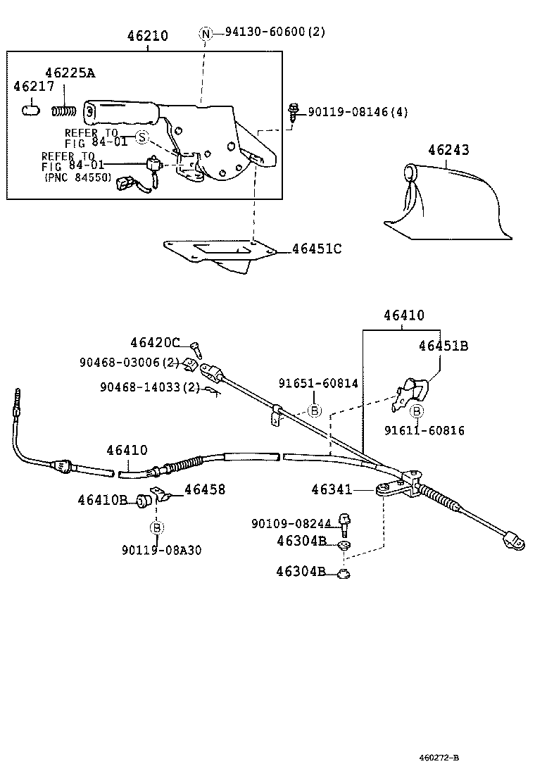  LAND CRUISER 70 |  PARKING BRAKE CABLE