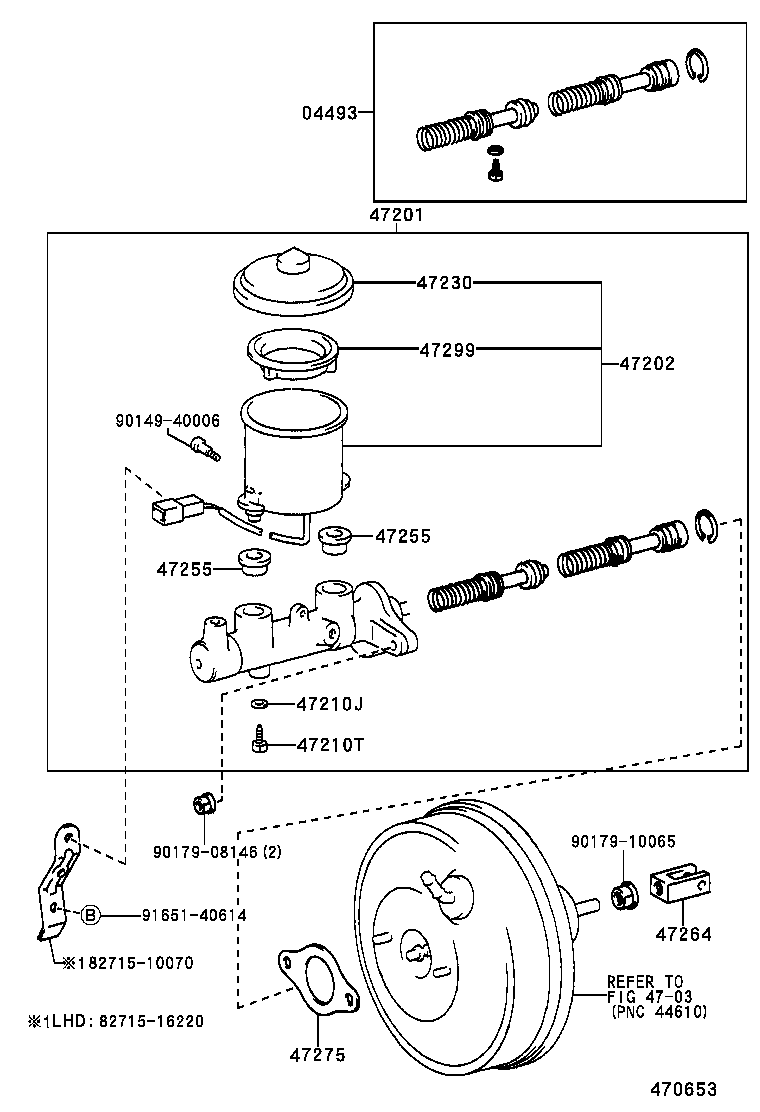  STARLET |  BRAKE MASTER CYLINDER