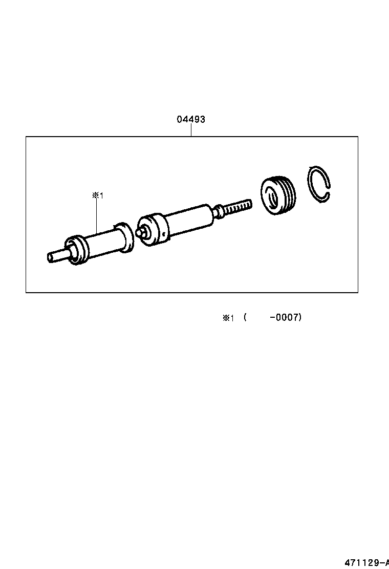  GS300 430 |  BRAKE MASTER CYLINDER