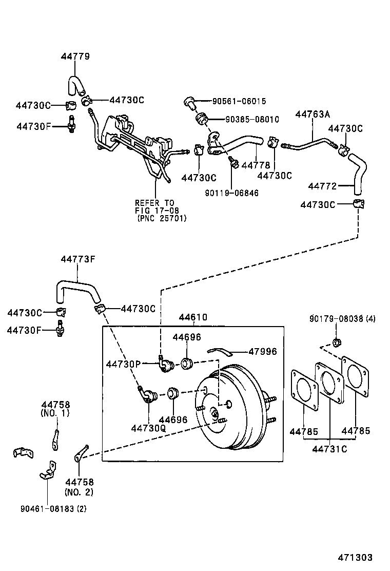  CENTURY |  BRAKE BOOSTER VACUUM TUBE