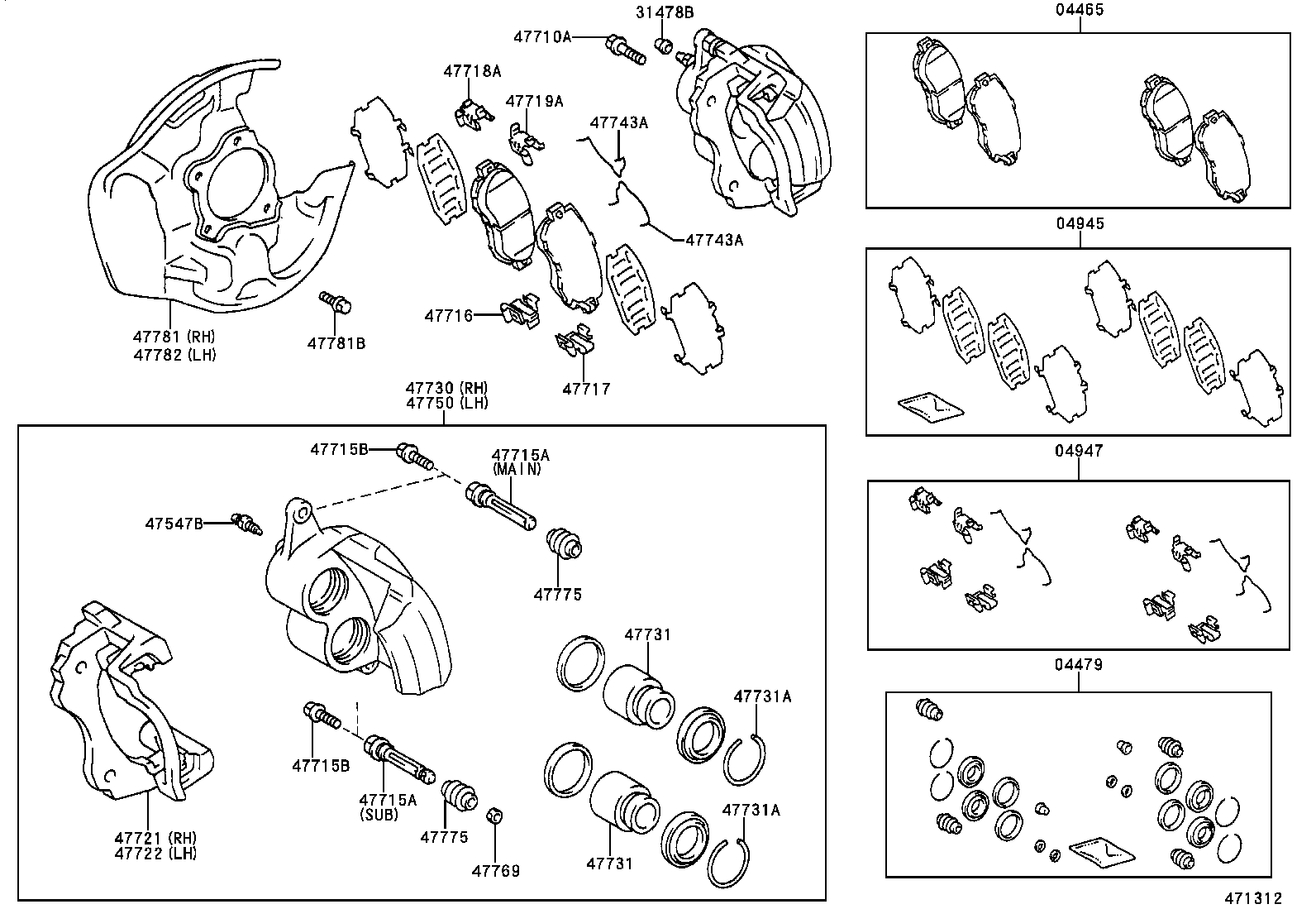  IS200 300 |  FRONT DISC BRAKE CALIPER DUST COVER