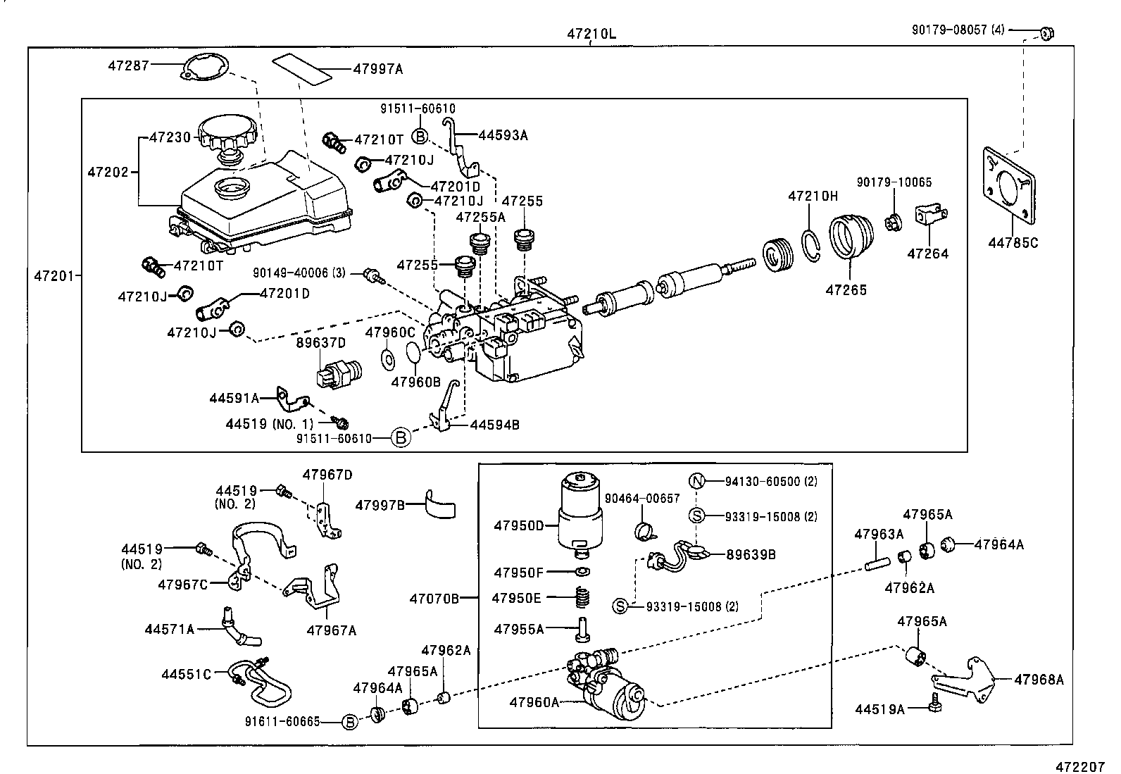  LAND CRUISER 90 |  BRAKE MASTER CYLINDER