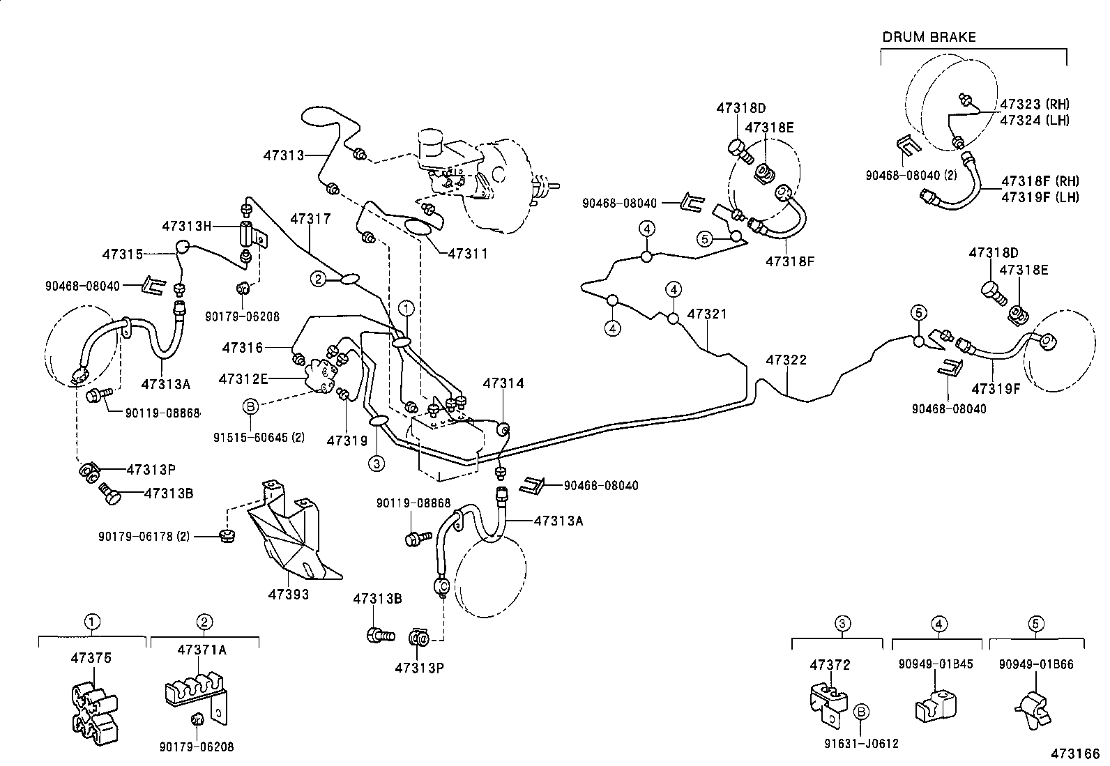  CELICA |  BRAKE TUBE CLAMP