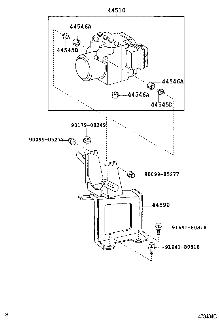  RX300 330 350 |  BRAKE TUBE CLAMP