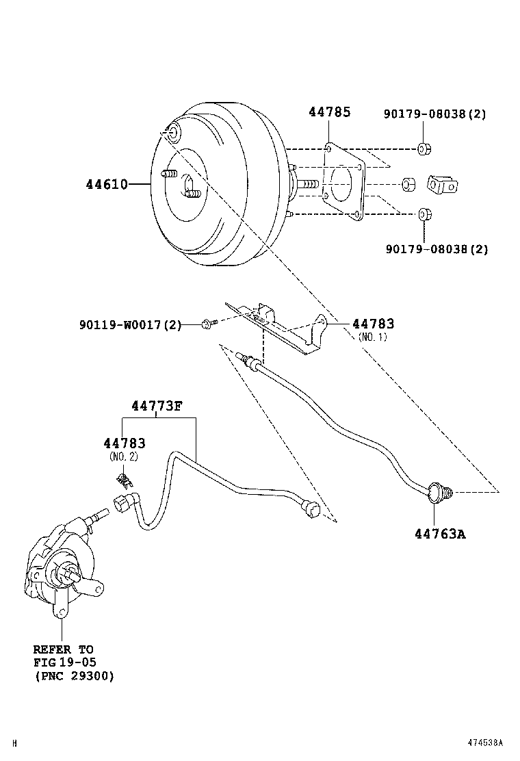  AVENSIS |  BRAKE BOOSTER VACUUM TUBE