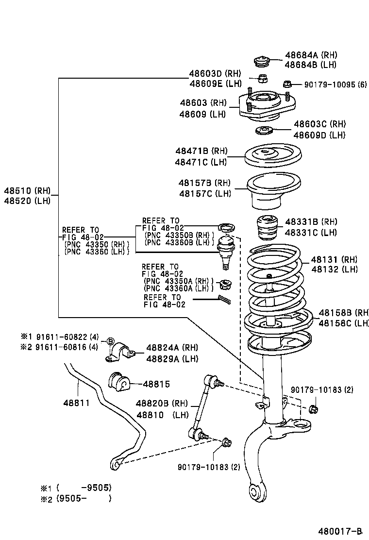  CELICA |  FRONT SPRING SHOCK ABSORBER