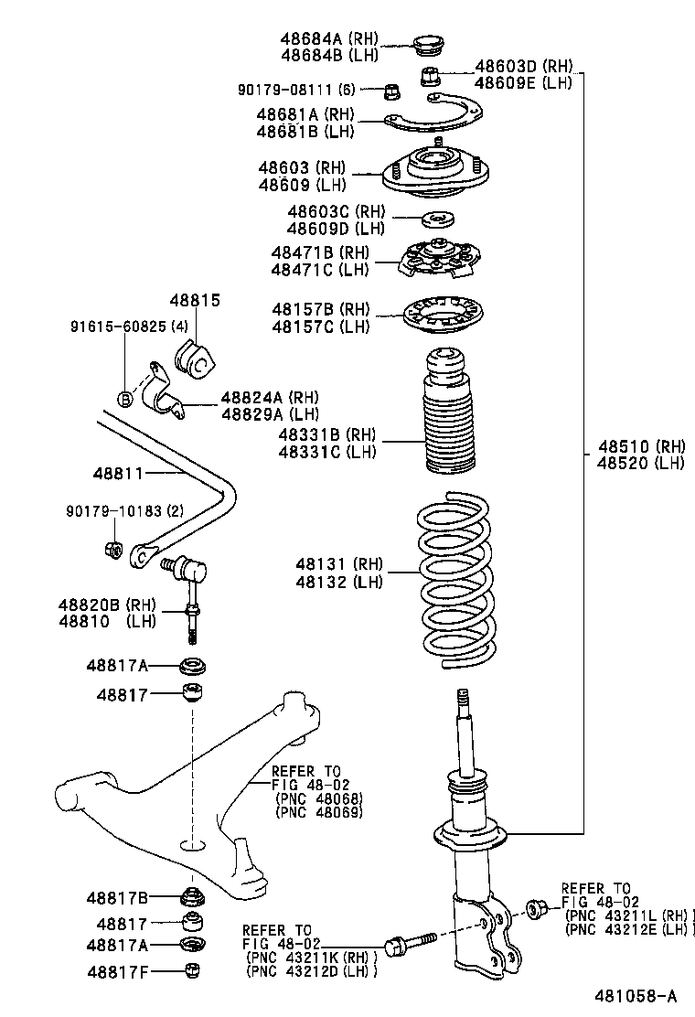  MR2 |  FRONT SPRING SHOCK ABSORBER