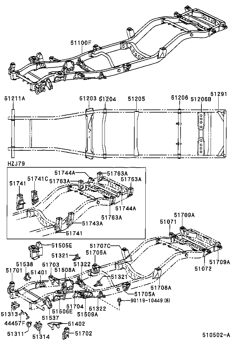  LAND CRUISER 70 |  FRAME