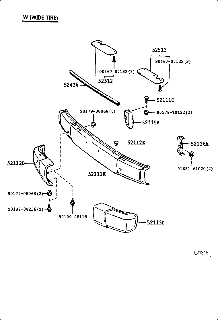  LAND CRUISER 70 |  FRONT BUMPER BUMPER STAY