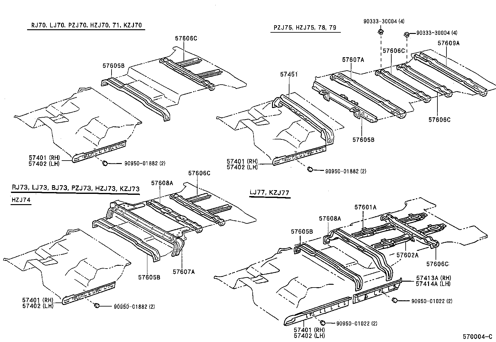  LAND CRUISER 70 |  FLOOR MEMBER