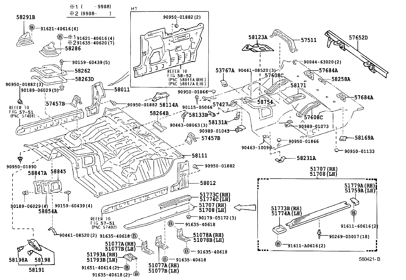  LAND CRUISER 70 |  FRONT FLOOR PANEL FRONT FLOOR MEMBER