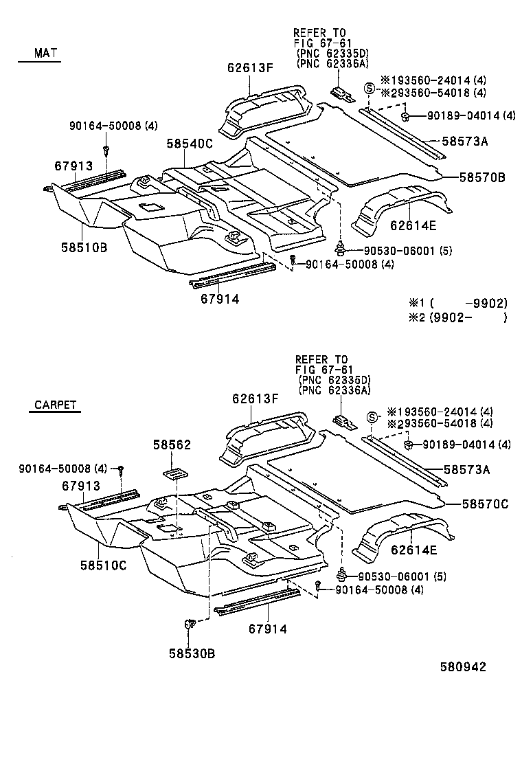  LAND CRUISER 70 |  FLOOR MAT SILENCER PAD