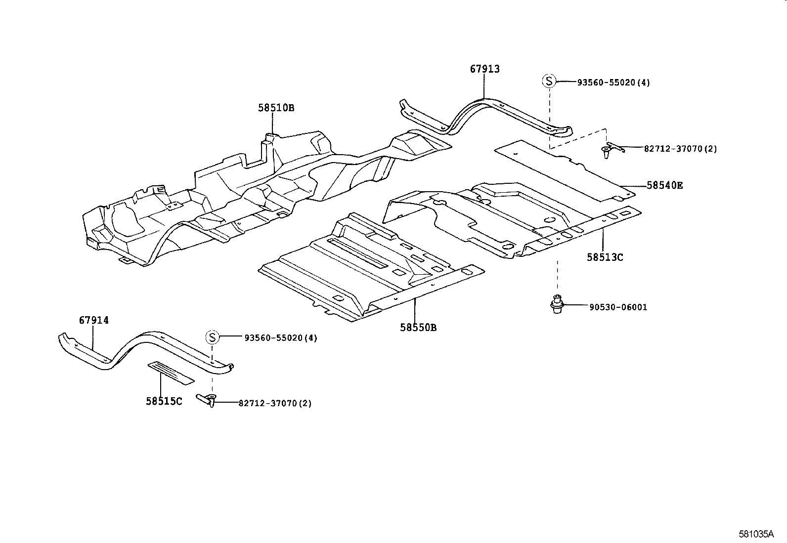  DYNA |  FLOOR MAT SILENCER PAD