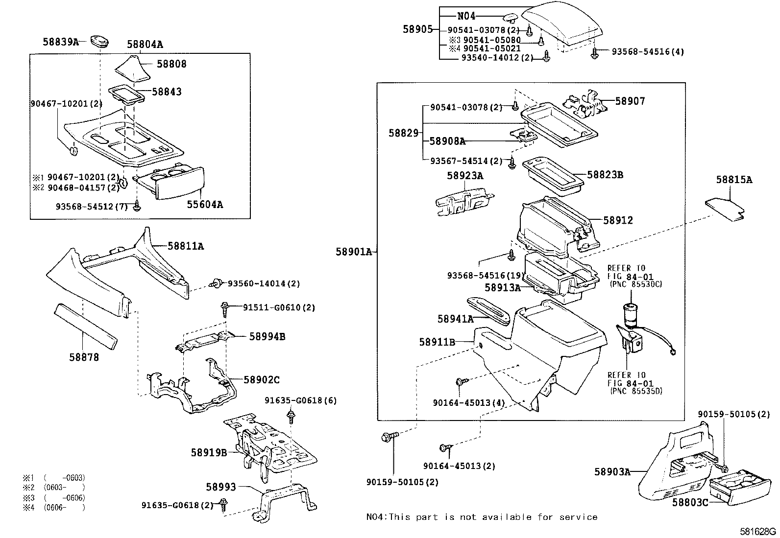  LAND CRUISER 100 |  CONSOLE BOX BRACKET