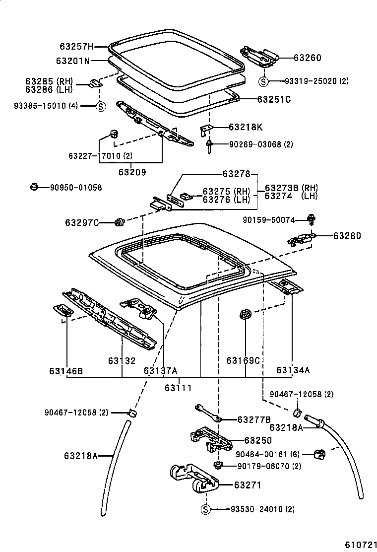  RAV4 |  ROOF PANEL BACK PANEL