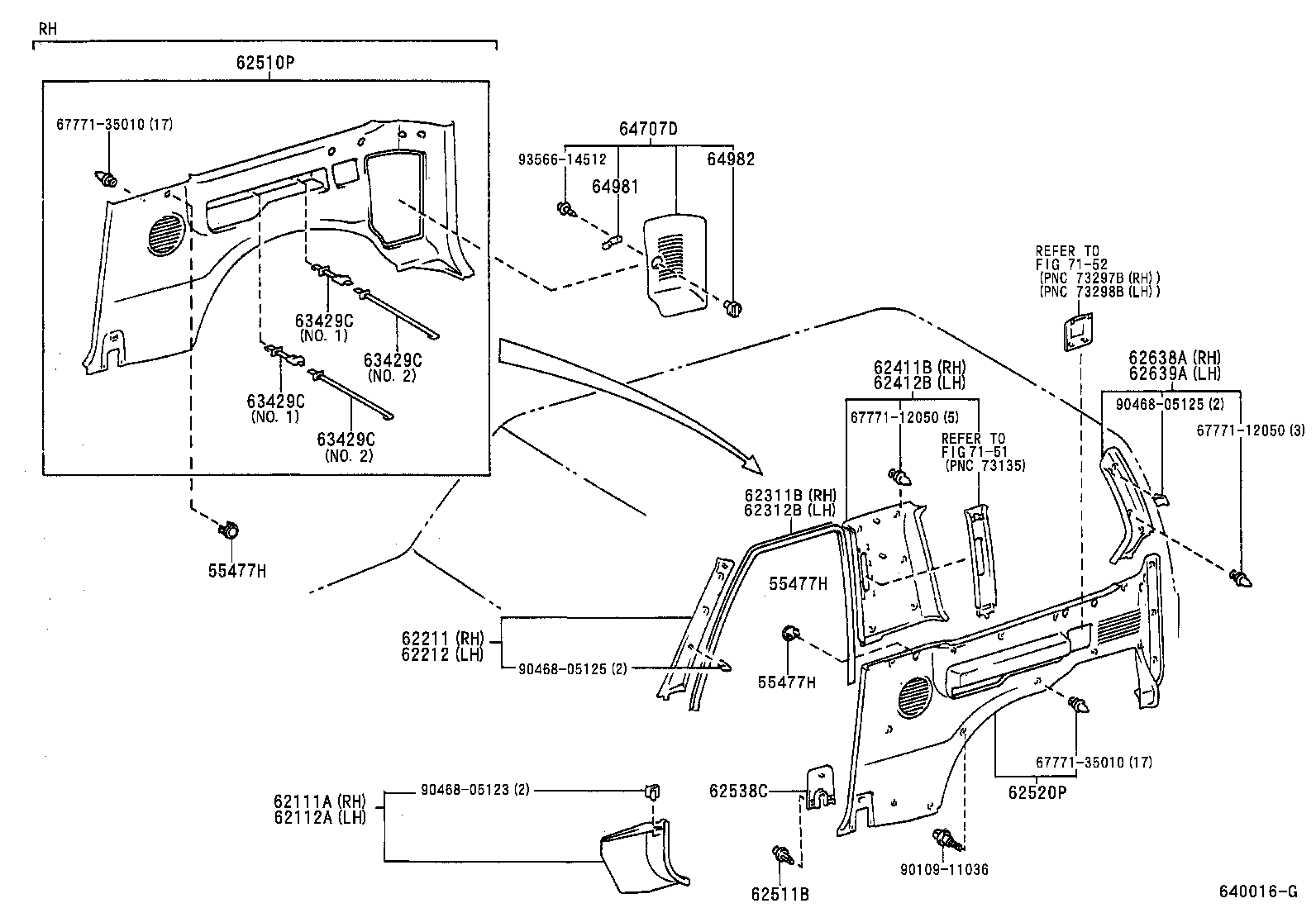  LAND CRUISER 90 |  INSIDE TRIM BOARD