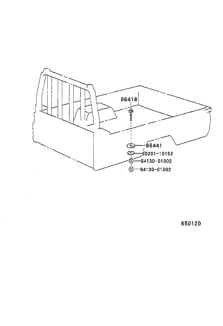  DYNA 150 |  REAR BODY MOUNTING