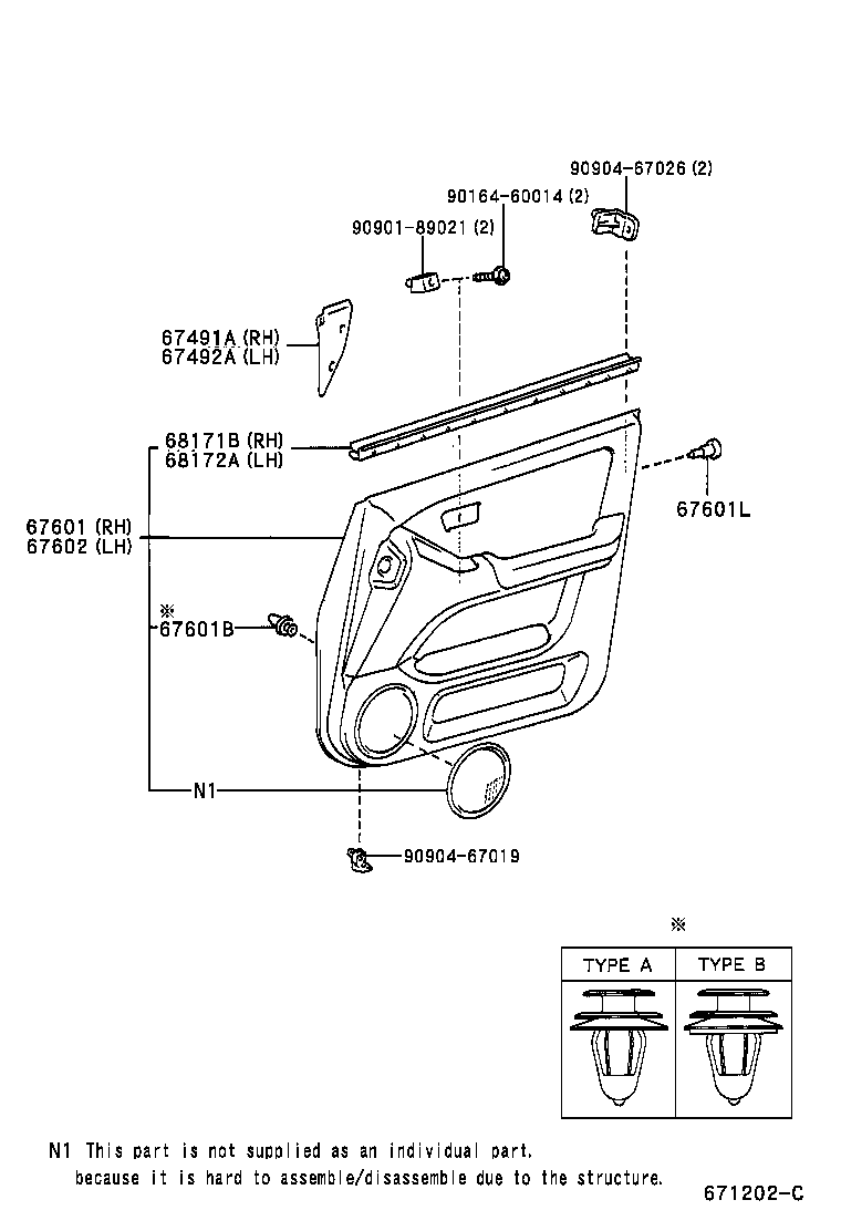  RX300 |  FRONT DOOR PANEL GLASS