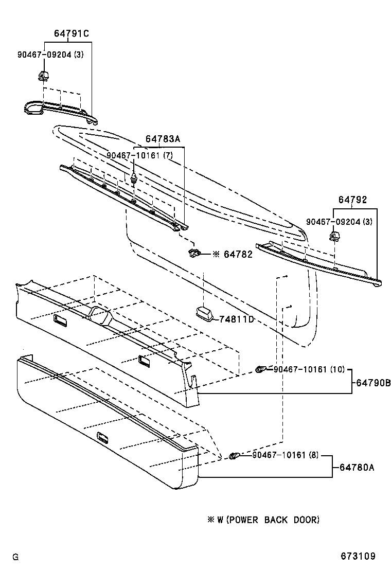  RX400H |  BACK DOOR PANEL GLASS