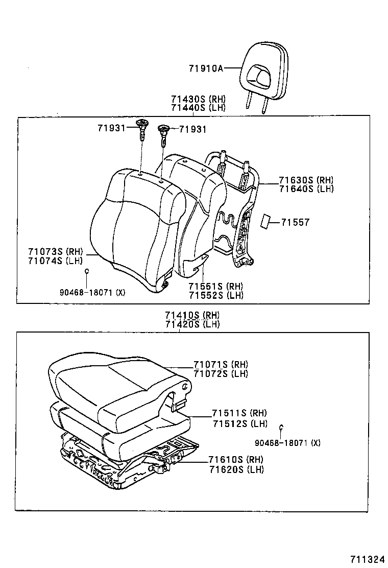  RAV4 |  SEAT SEAT TRACK