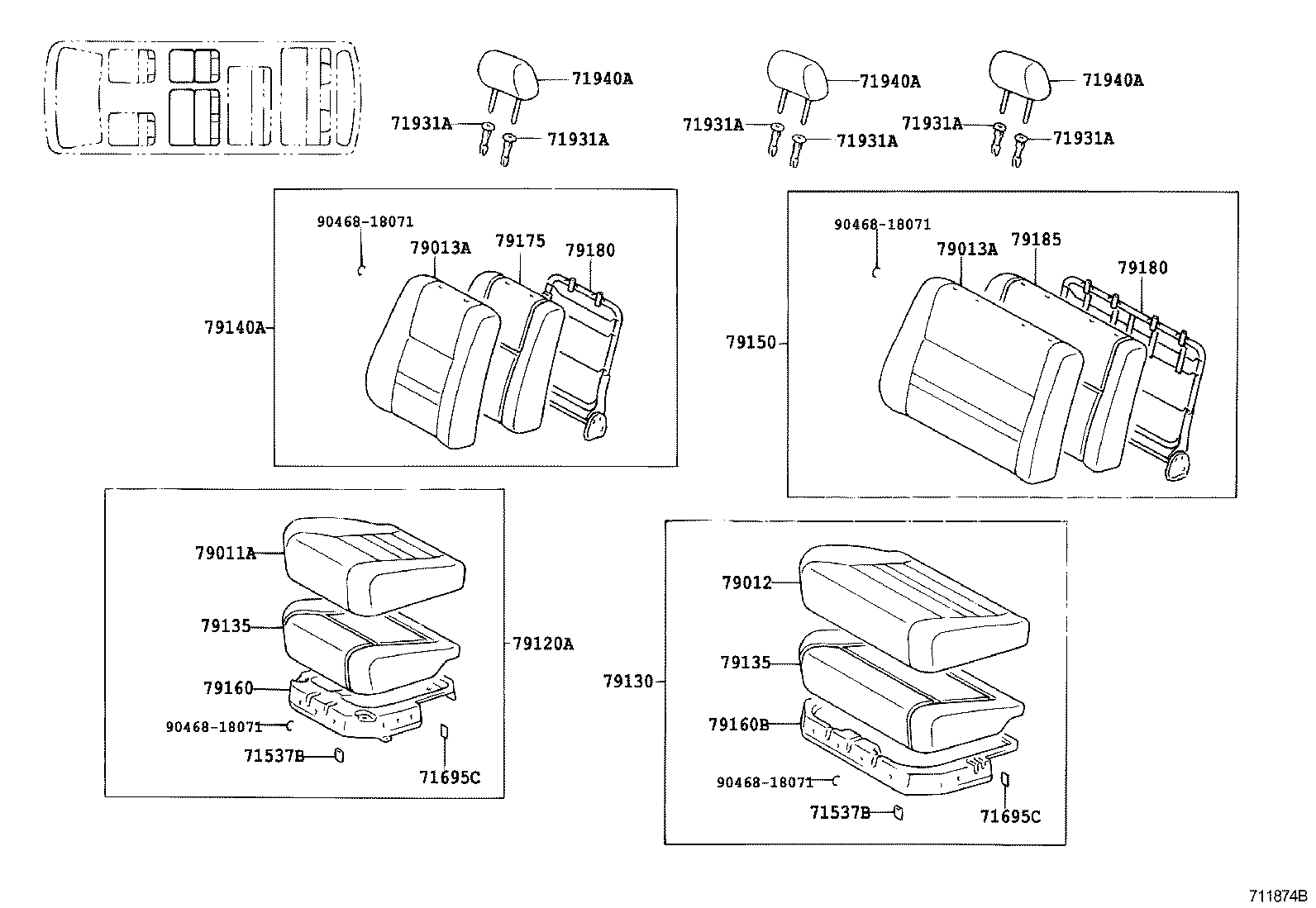  HIACE VAN COMUTER |  SEAT SEAT TRACK