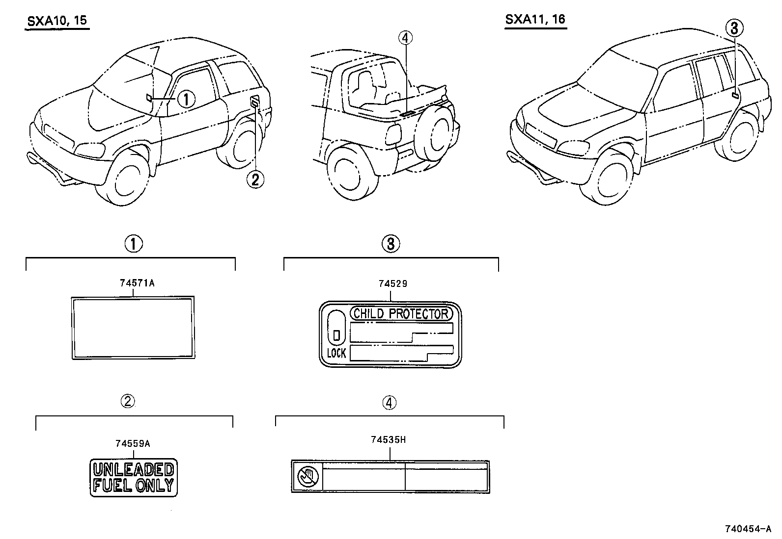  RAV4 |  CAUTION PLATE