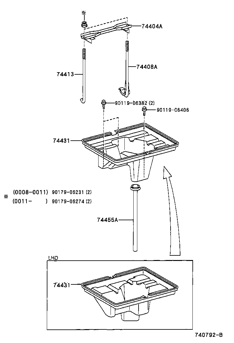  LS430 |  BATTERY CARRIER