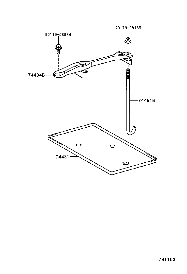  LX470 |  BATTERY CARRIER