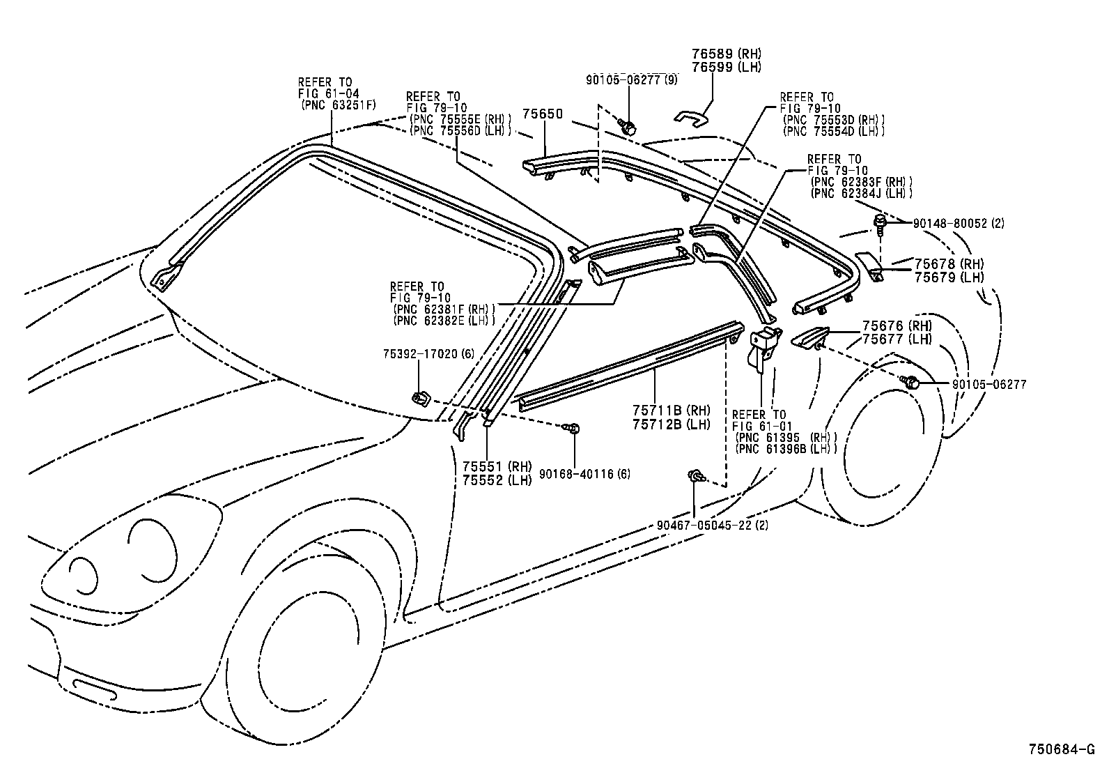  MR2 |  SIDE MOULDING