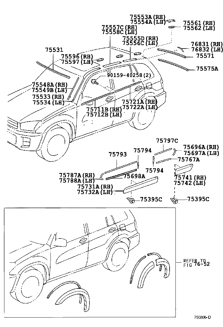  RAV4 |  MOULDING