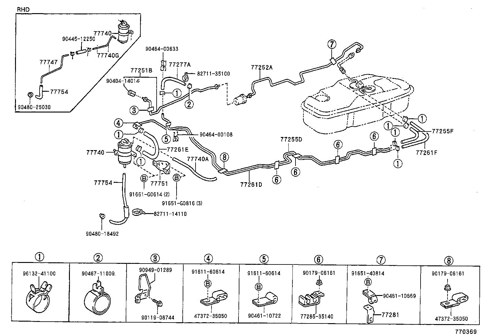  HILUX JPP |  FUEL TANK TUBE