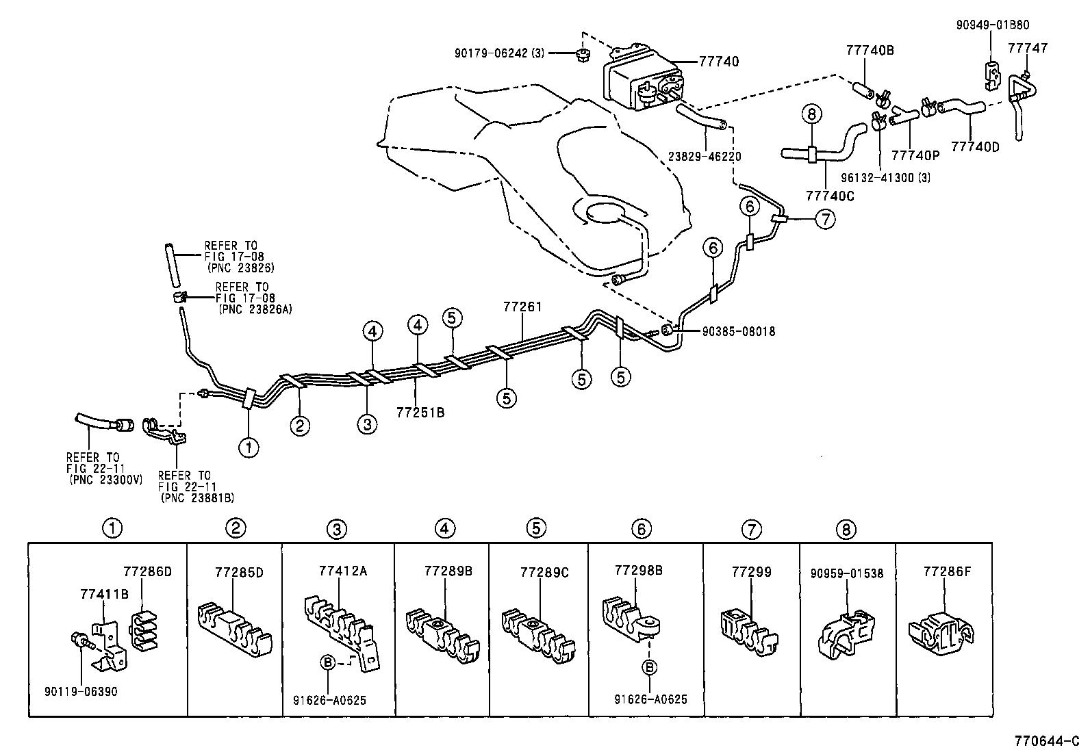  IS200 300 |  FUEL TANK TUBE