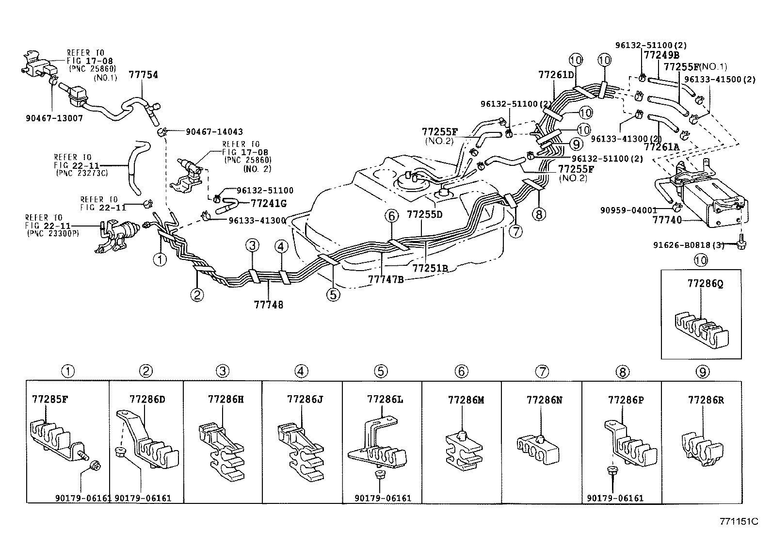  LAND CRUISER 100 |  FUEL TANK TUBE