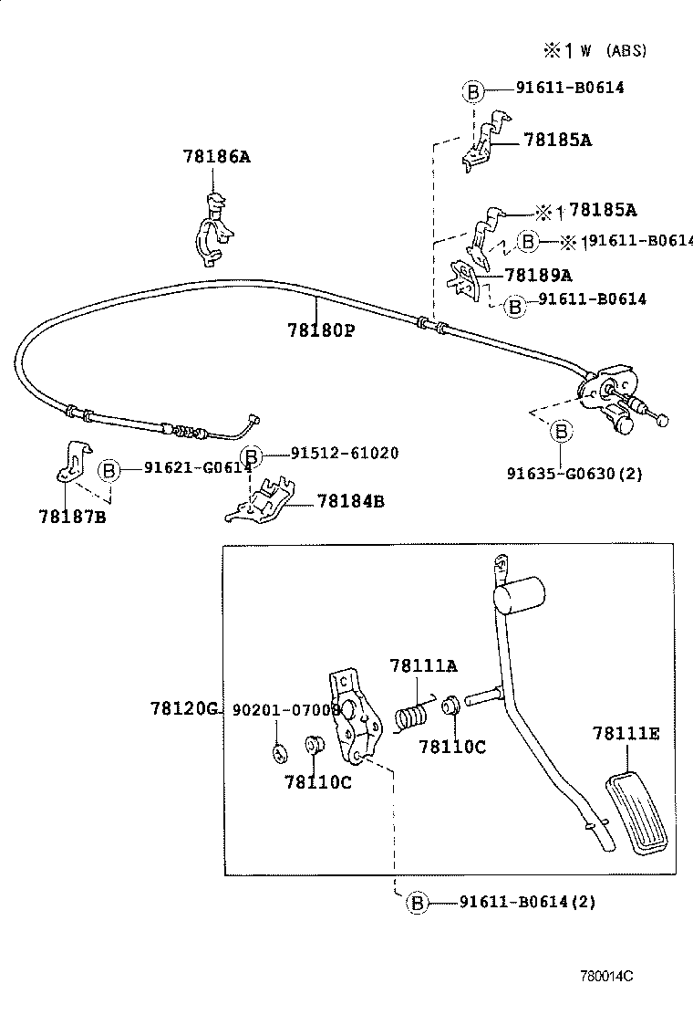  LAND CRUISER 90 |  ACCELERATOR LINK