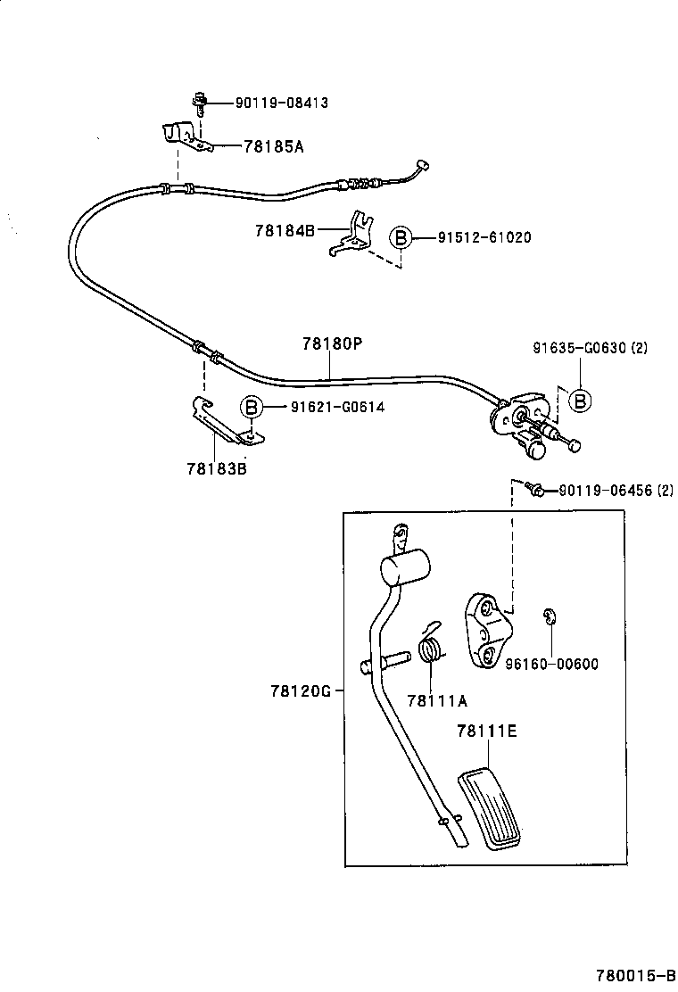  LAND CRUISER 90 |  ACCELERATOR LINK