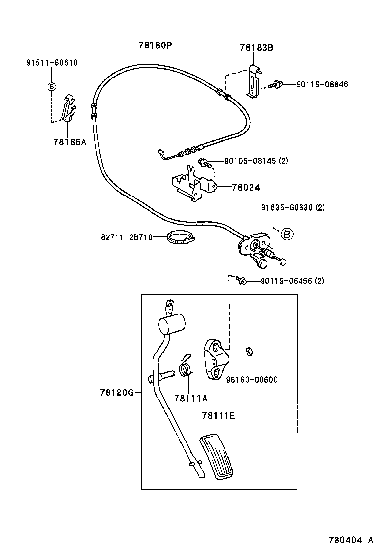  LAND CRUISER 90 |  ACCELERATOR LINK