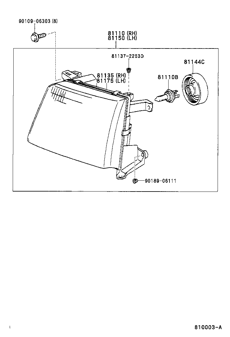  LAND CRUISER 90 |  HEADLAMP