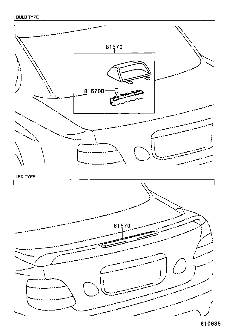  GS300 430 |  CENTER STOP LAMP