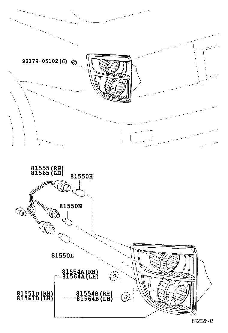 CELICA |  REAR COMBINATION LAMP