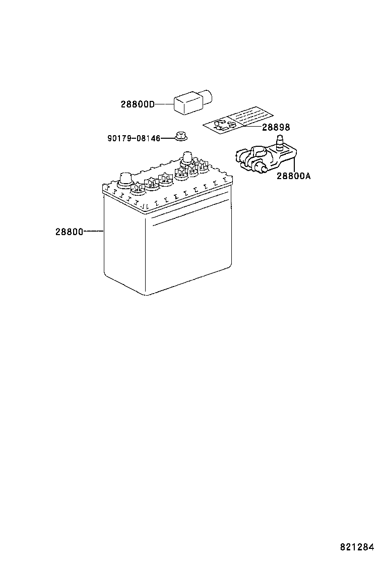  STARLET |  BATTERY BATTERY CABLE