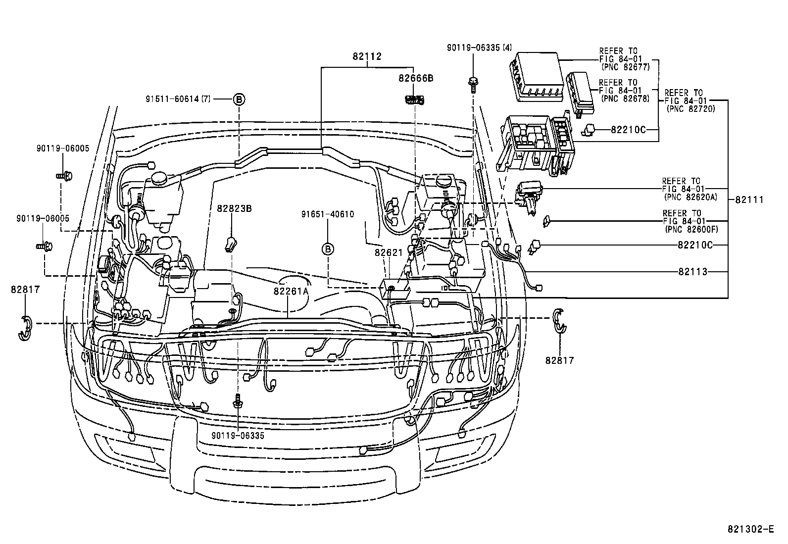  LAND CRUISER 100 |  WIRING CLAMP