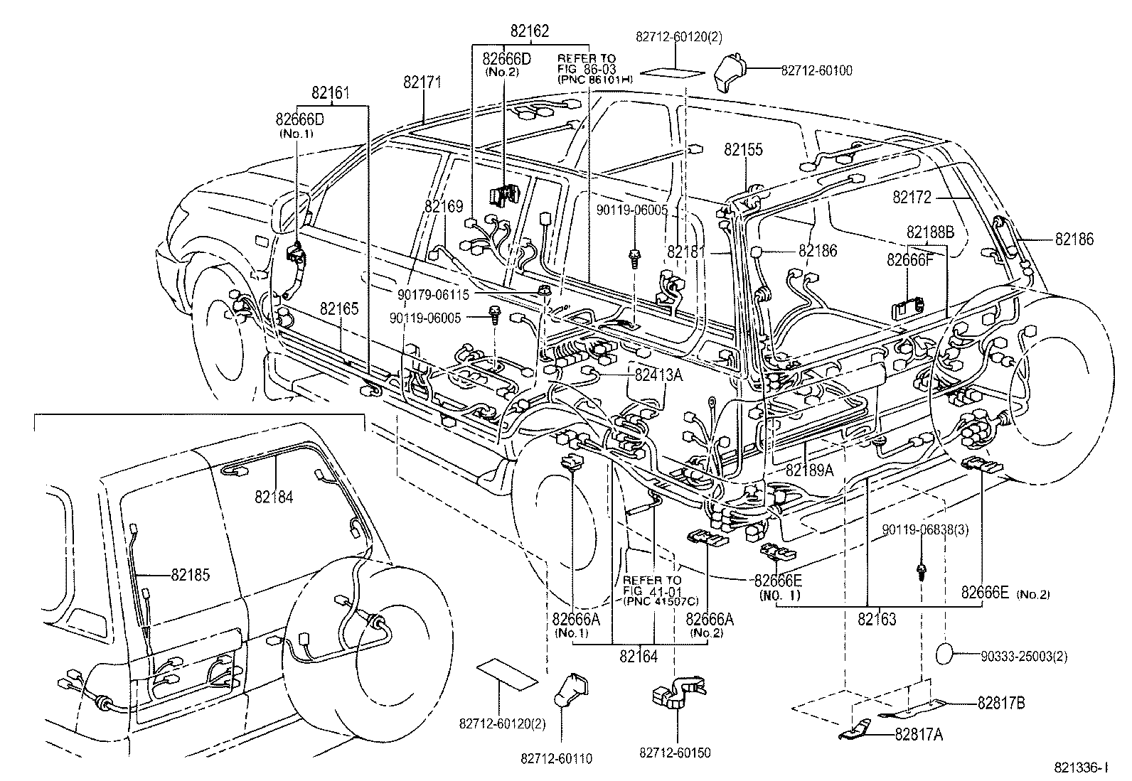  LAND CRUISER 100 |  WIRING CLAMP